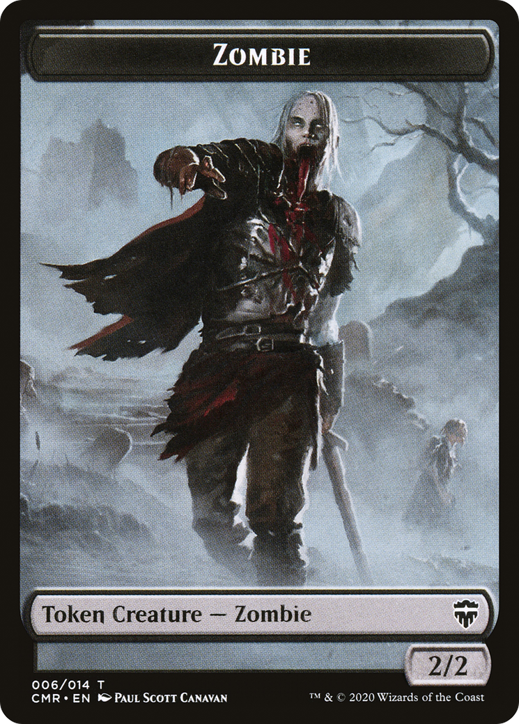 Image of Zombie Token [Commander Legends Tokens]
