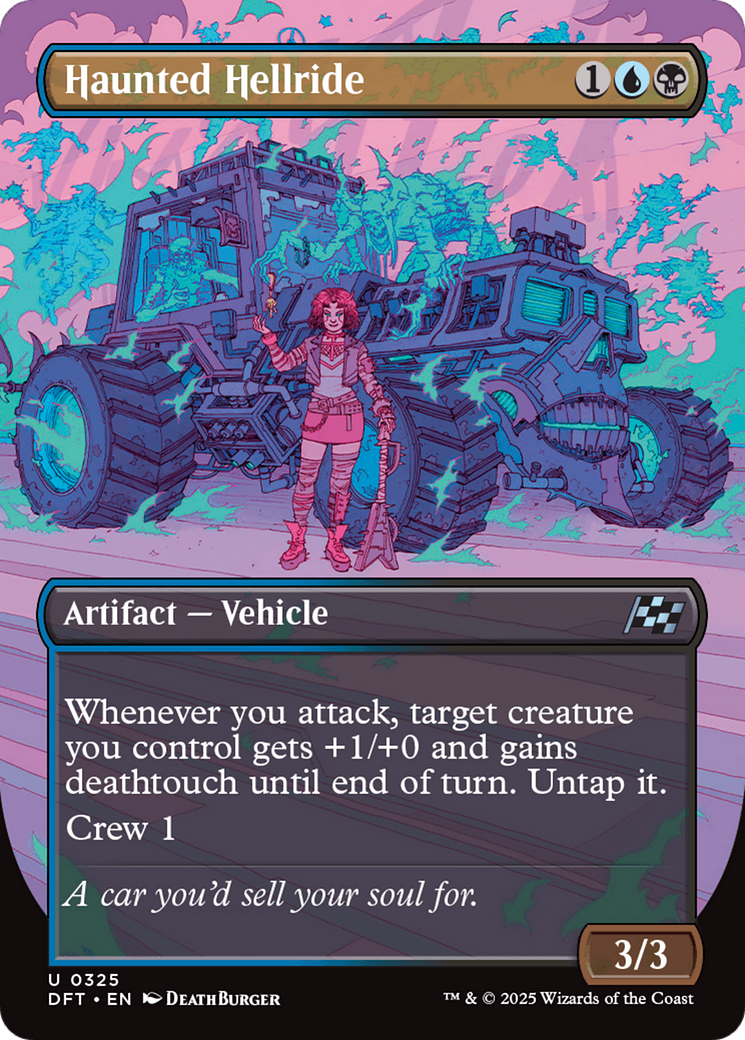 Image of Haunted Hellride (Borderless) [Aetherdrift]