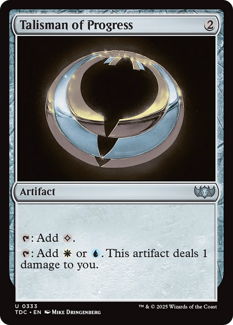 Image of Talisman of Progress [Tarkir: Dragonstorm Commander]