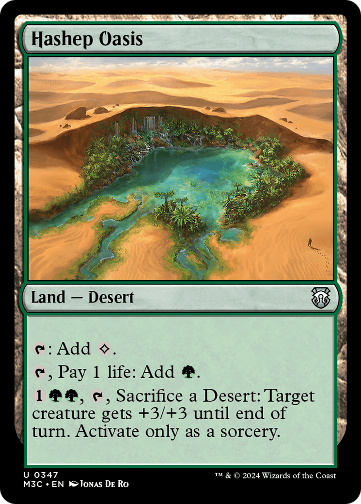Image of Hashep Oasis (Ripple Foil) [Modern Horizons 3 Commander]