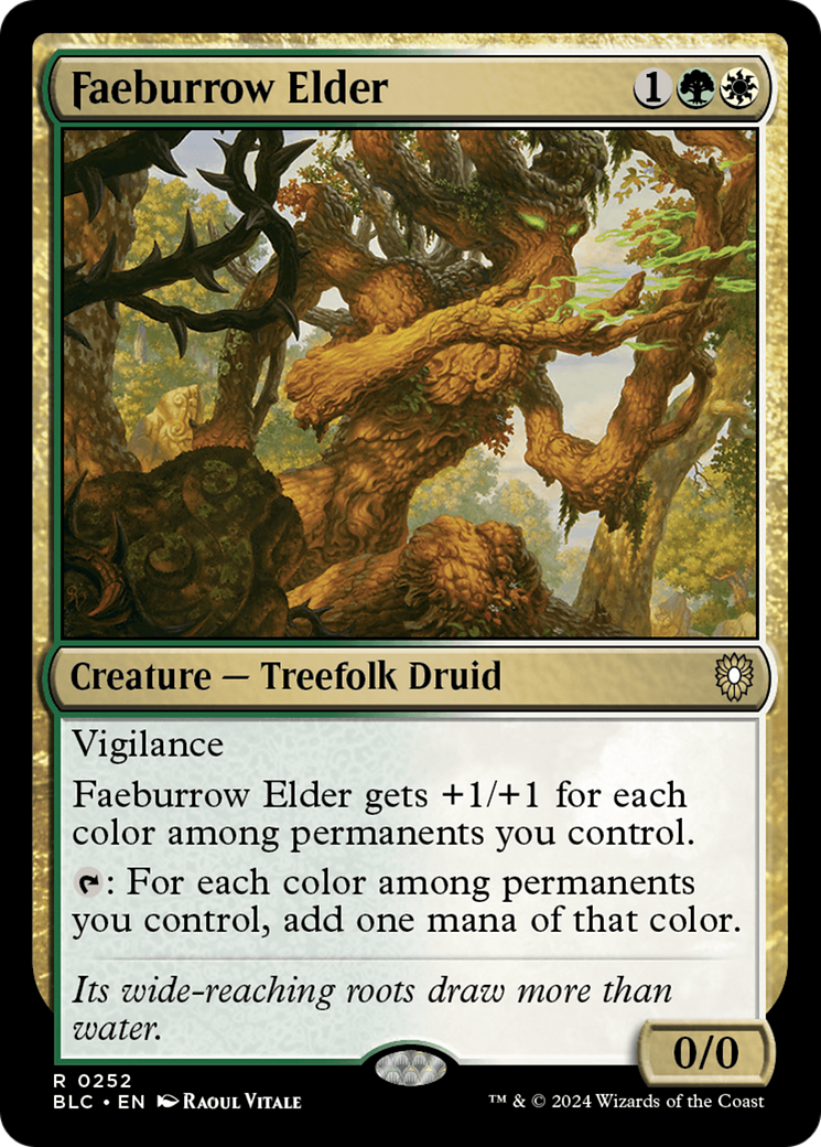 Image of Faeburrow Elder [Bloomburrow Commander]