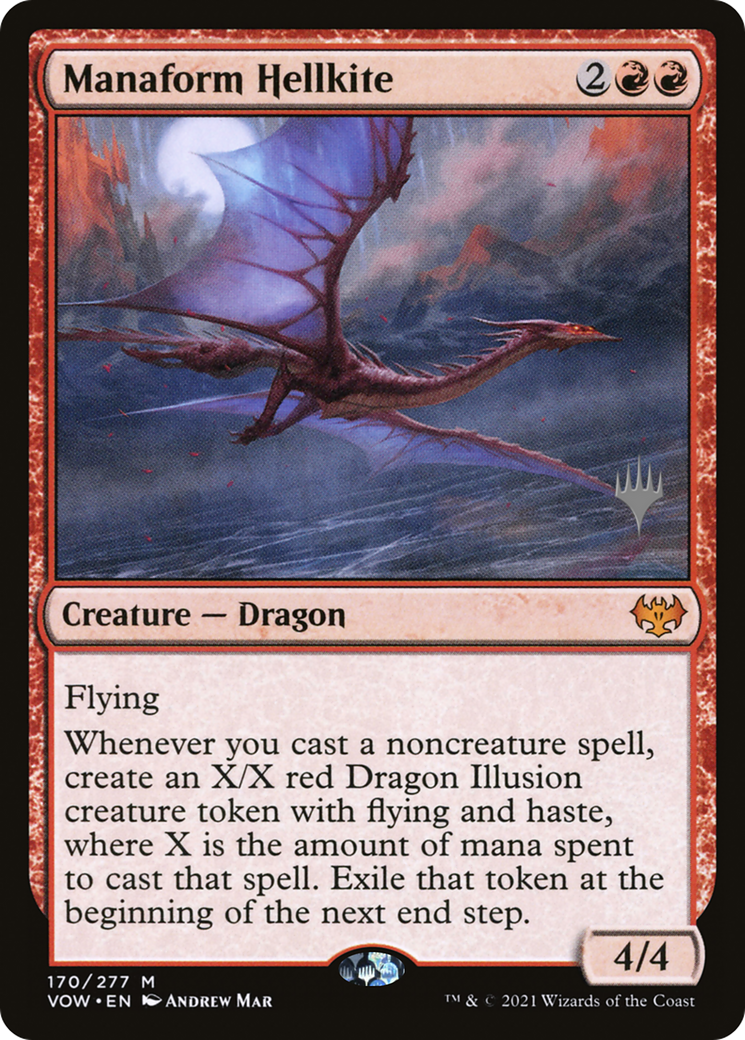 Image of Manaform Hellkite (Promo Pack) [Innistrad: Crimson Vow Promos]