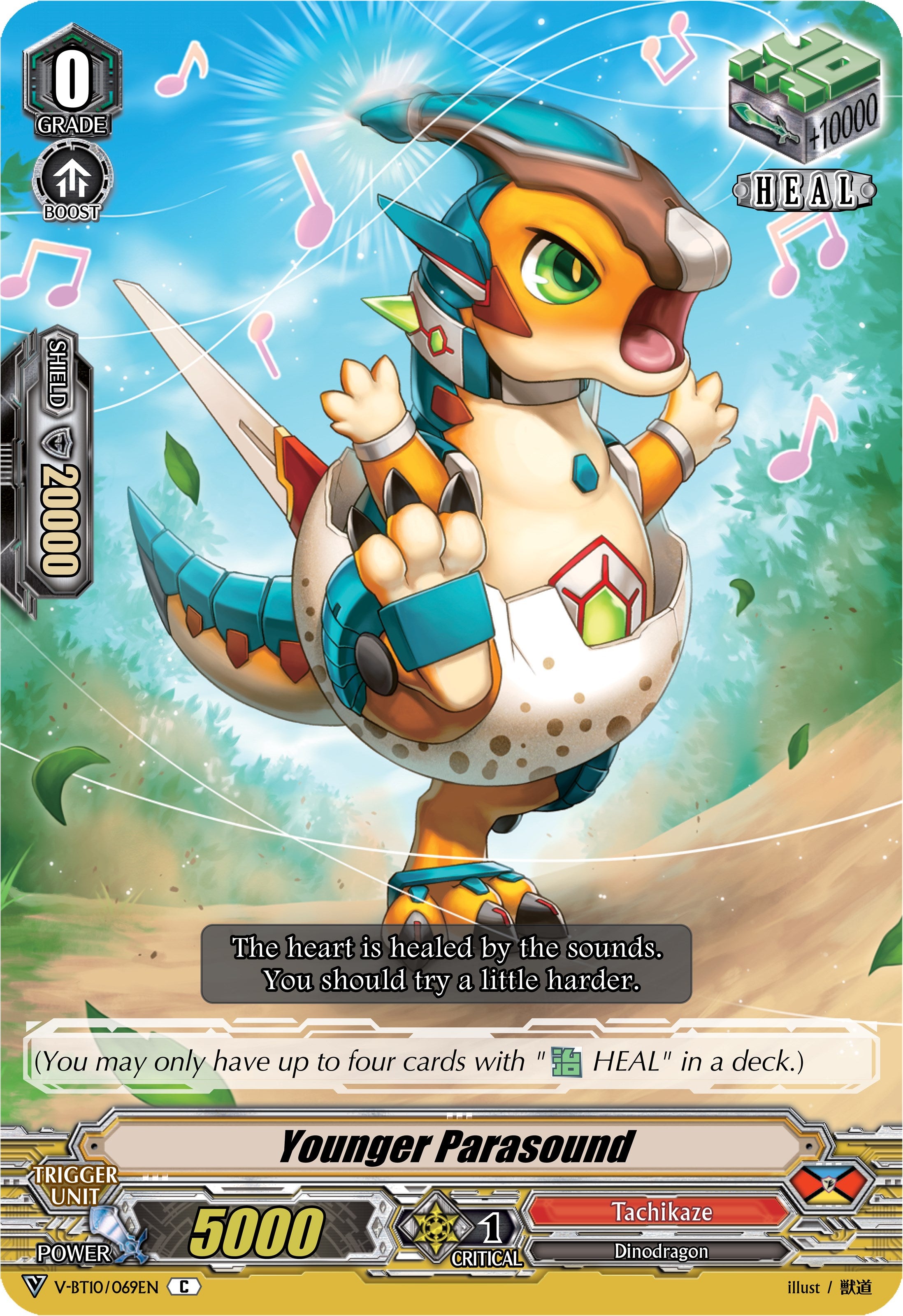 Image of Younger Parasound (V-BT10/069EN) [Phantom Dragon Aeon]