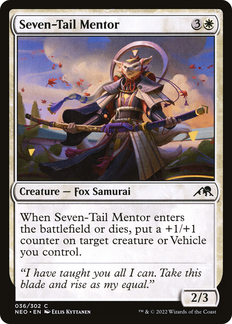 Image of Seven-Tail Mentor [Kamigawa: Neon Dynasty]
