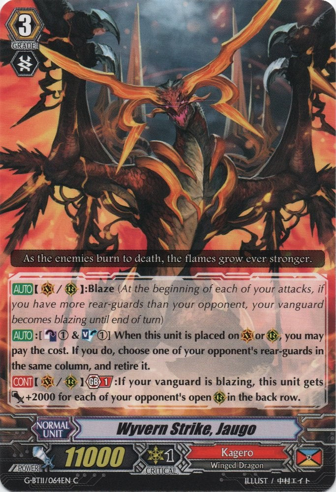 Image of Wyvern Strike, Jaugo (G-BT11/064EN) [Demonic Advent]
