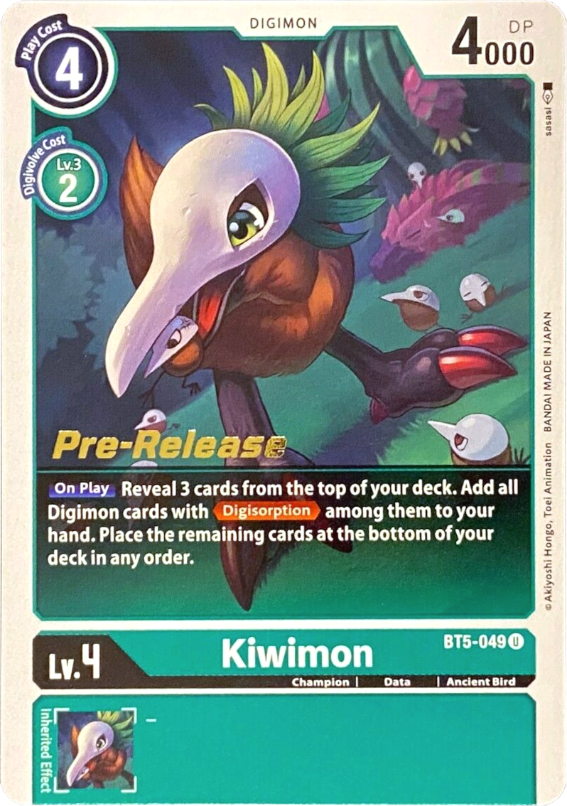 Image of Kiwimon [BT5-049] [Battle of Omni Pre-Release Promos]
