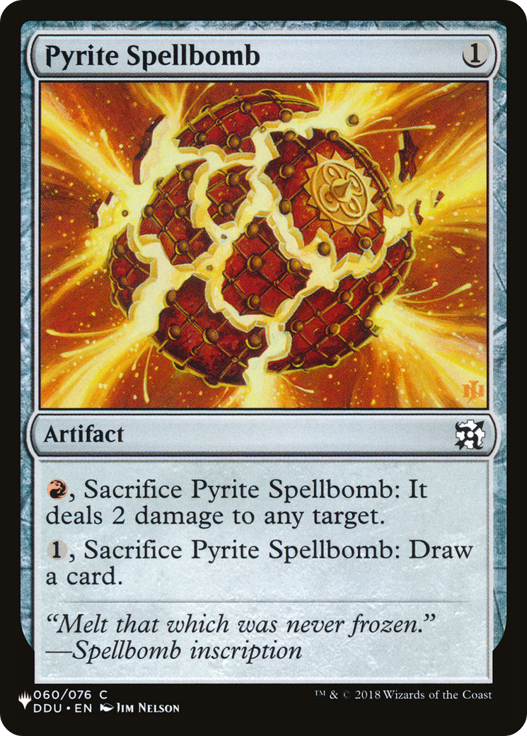 Image of Pyrite Spellbomb [The List]