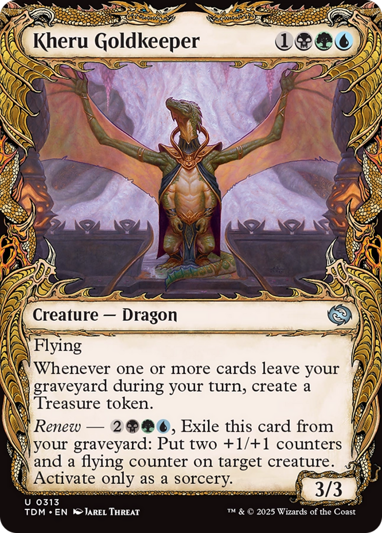 Image of Kheru Goldkeeper (Showcase) [Tarkir: Dragonstorm]