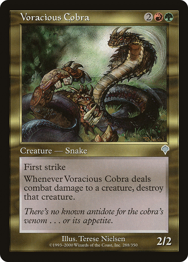 Image of Voracious Cobra [Invasion]