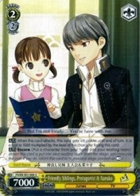 Image of Friendly Siblings, Protagonist & Nanako (P4/EN-S01-008 U) [Persona 4 ver.E]