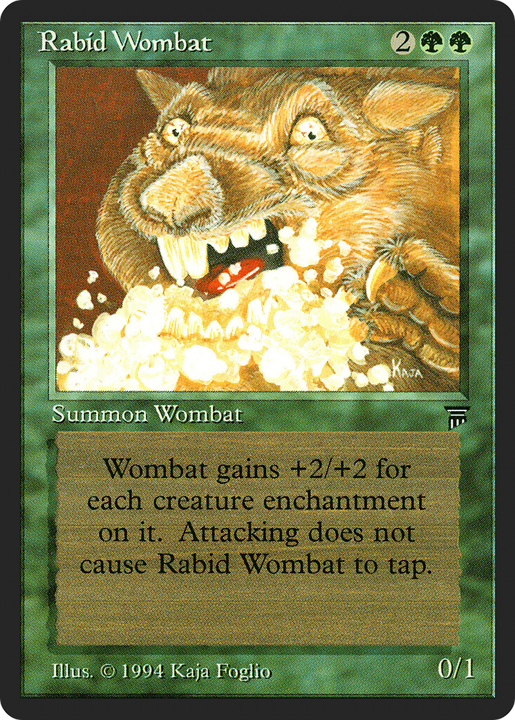 Image of Rabid Wombat [Legends]