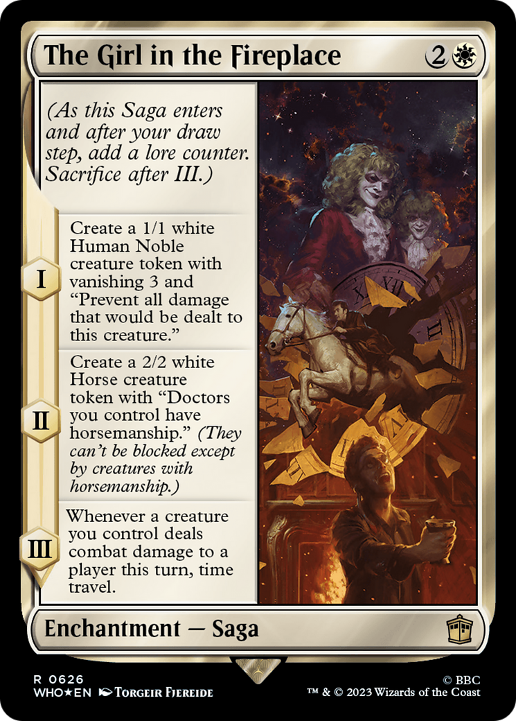 Image of The Girl in the Fireplace (Surge Foil) [Doctor Who]