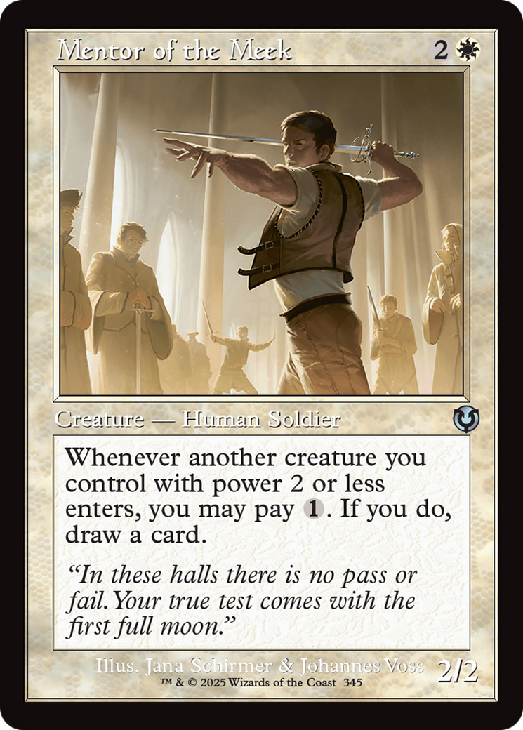 Image of Mentor of the Meek (Retro Frame) [Innistrad Remastered]