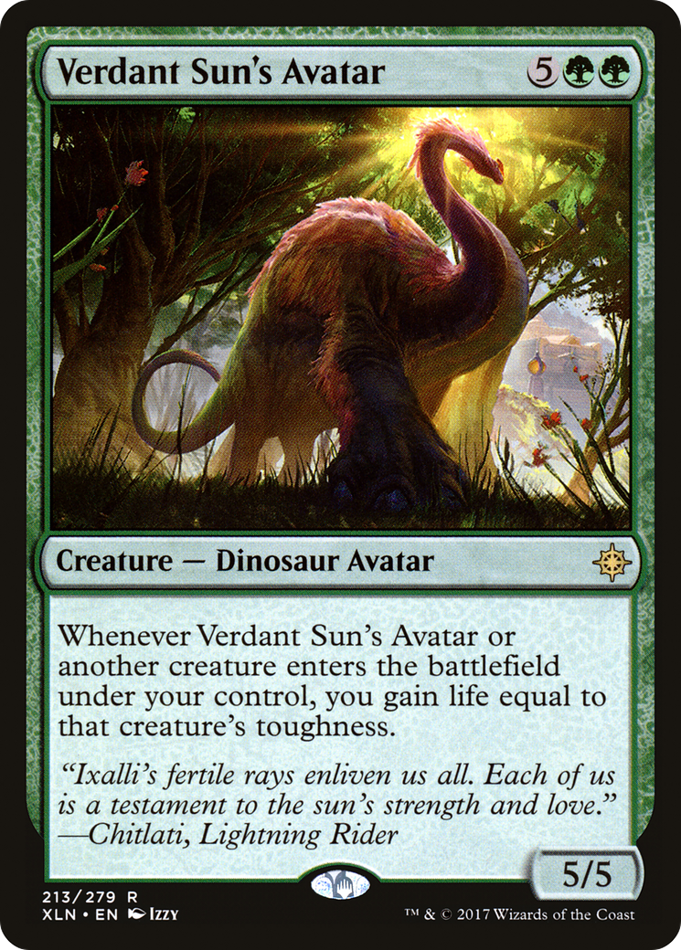 Image of Verdant Sun's Avatar [Ixalan]