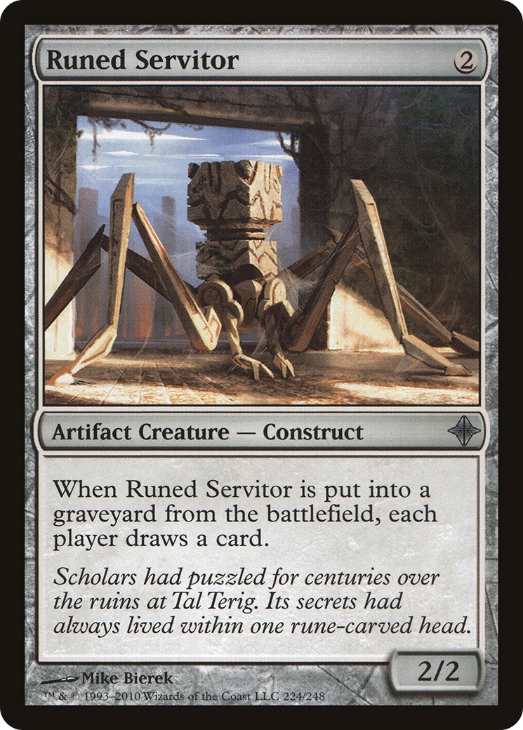 Image of Runed Servitor [Rise of the Eldrazi]