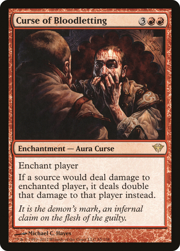 Image of Curse of Bloodletting [Dark Ascension]