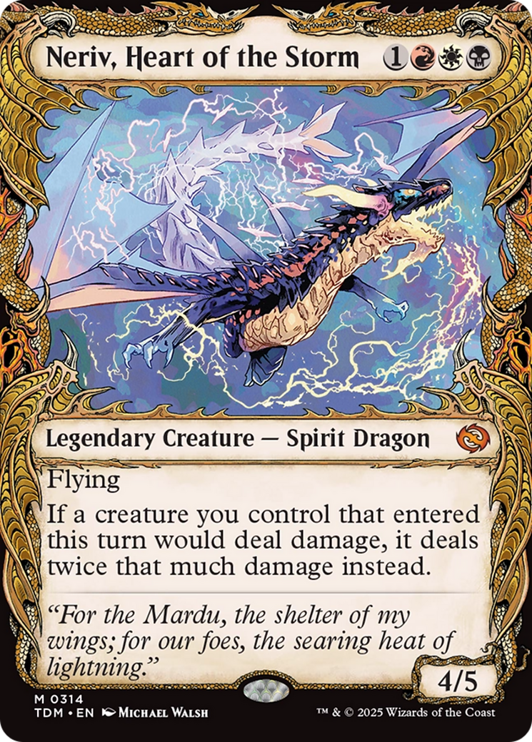 Image of Neriv, Heart of the Storm (Showcase) [Tarkir: Dragonstorm]