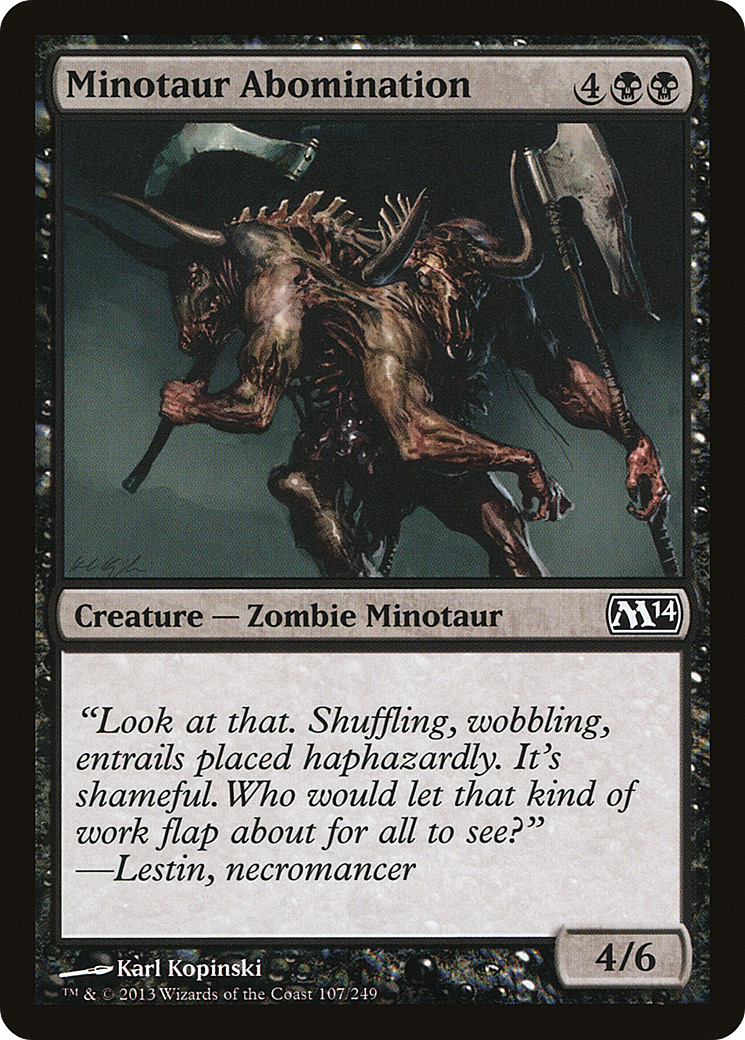 Image of Minotaur Abomination [Magic 2014]