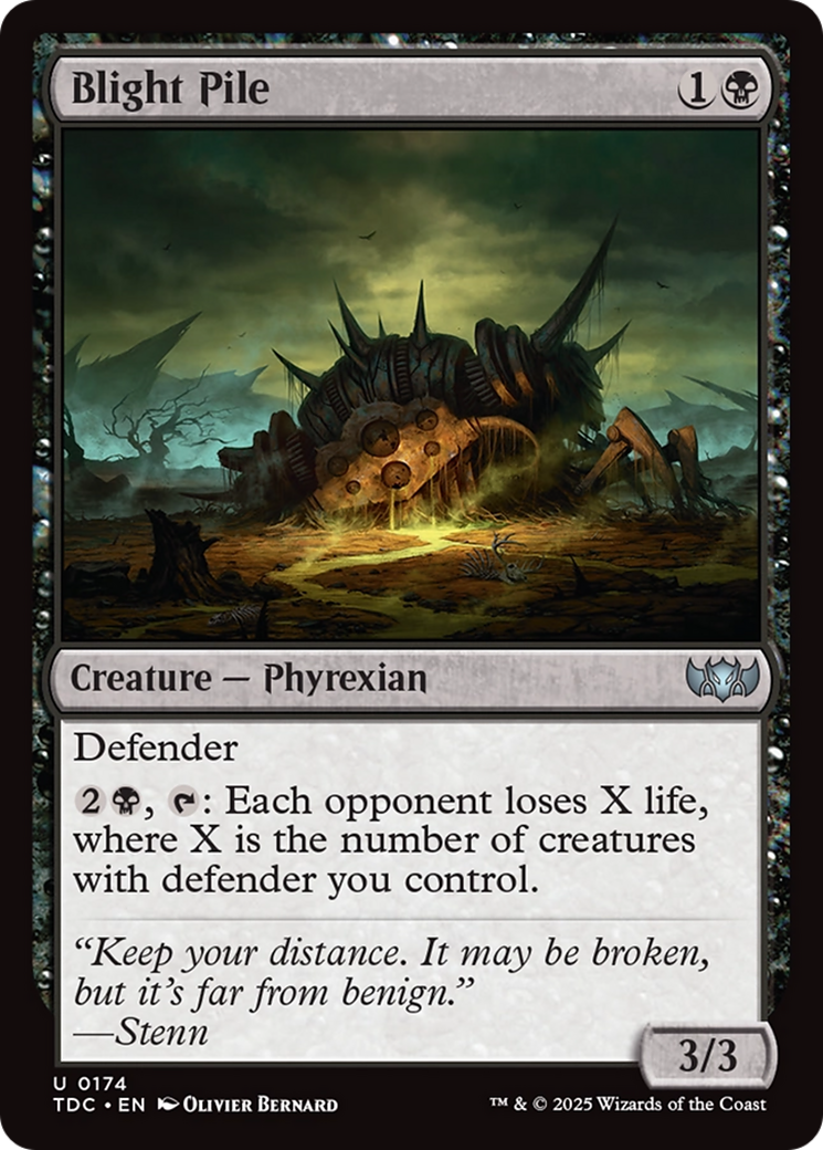 Image of Blight Pile [Tarkir: Dragonstorm Commander]