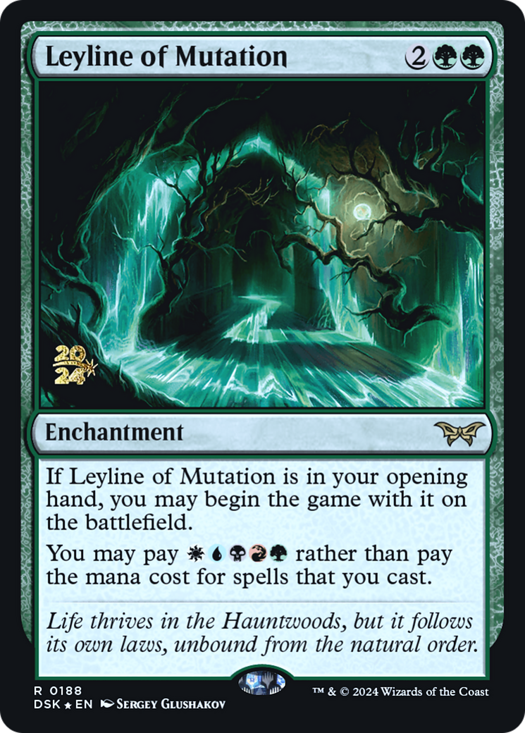 Image of Leyline of Mutation [Duskmourn: House of Horror Prerelease Promos]