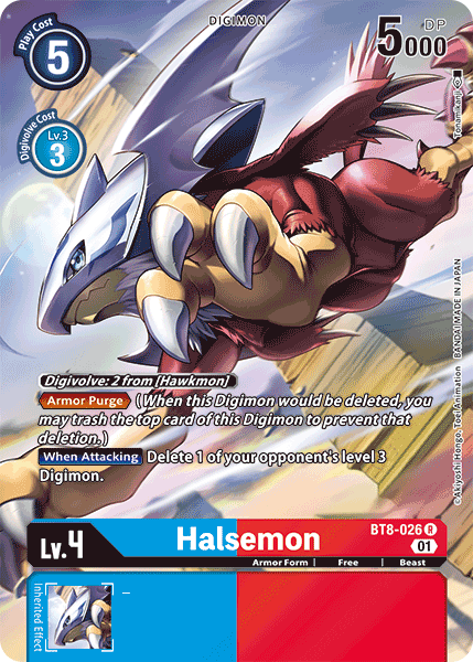 Image of Halsemon [BT8-026] (Alternate Art) [New Awakening]