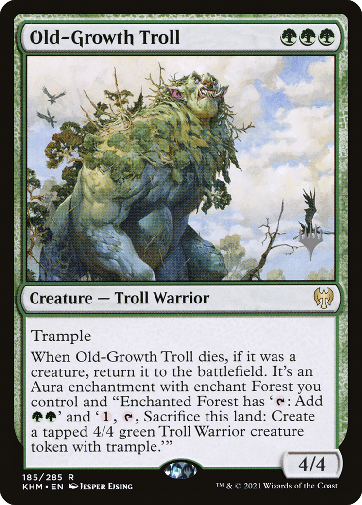 Image of Old-Growth Troll (Promo Pack) [Kaldheim Promos]