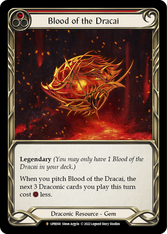 Image of Blood of the Dracai [UPR000] (Uprising)  Cold Foil