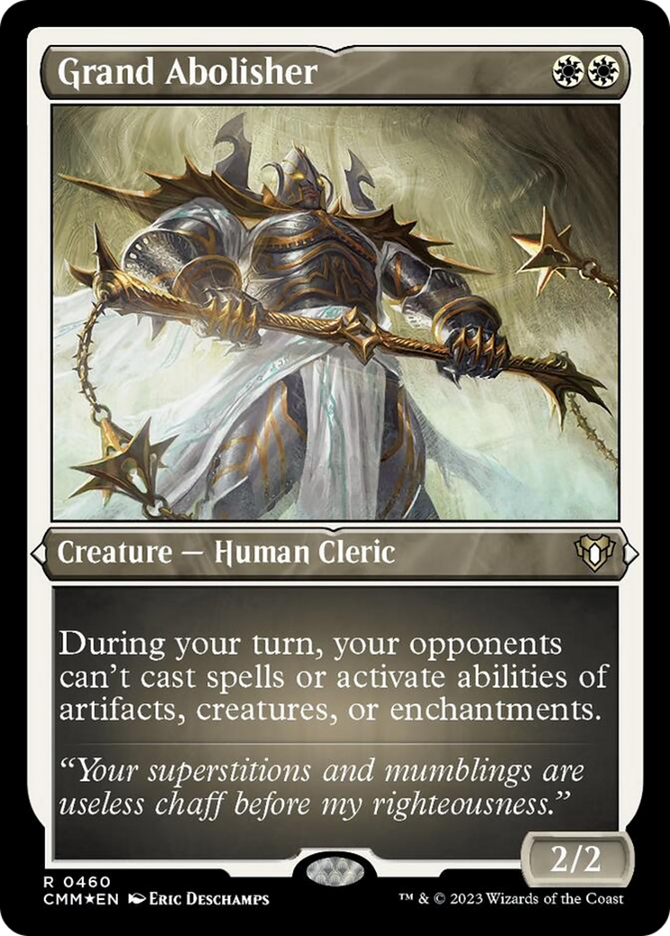 Image of Grand Abolisher (Foil Etched) [Commander Masters]