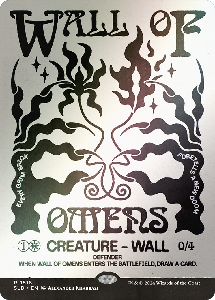 Image of Wall of Omens (Rainbow Foil) [Secret Lair Drop Series]