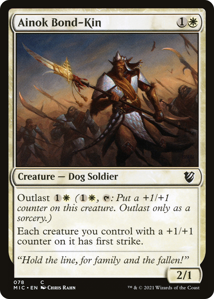 Image of Ainok Bond-Kin [Innistrad: Midnight Hunt Commander]