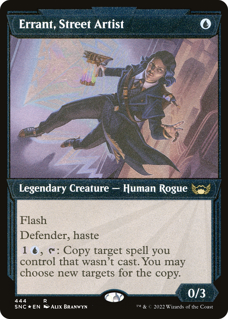 Image of Errant, Street Artist (Showcase Art Deco Foil Etched) [Streets of New Capenna]