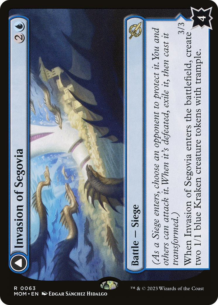 Image of Invasion of Segovia // Caetus, Sea Tyrant of Segovia [March of the Machine]