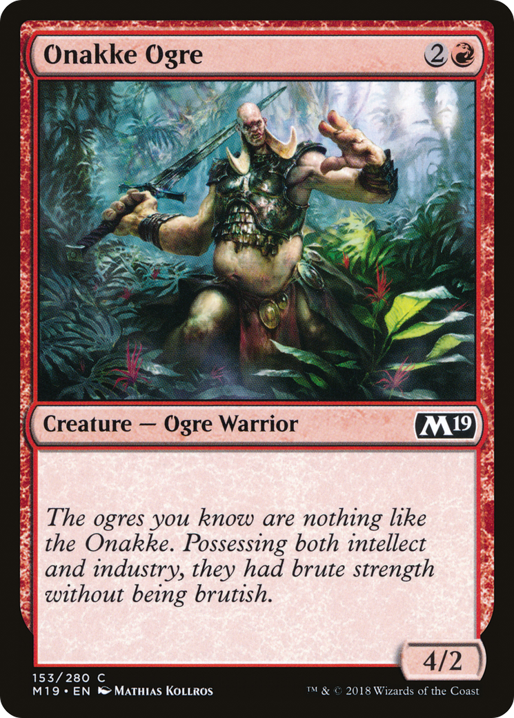 Image of Onakke Ogre [Core Set 2019]