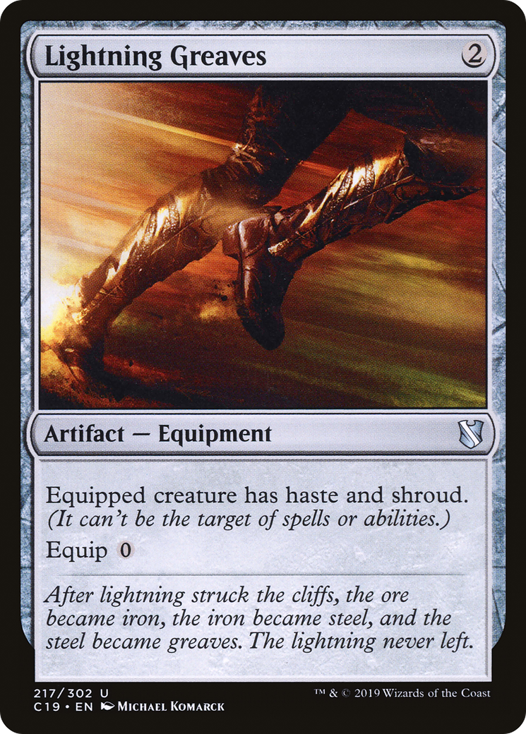 Image of Lightning Greaves [Commander 2019]