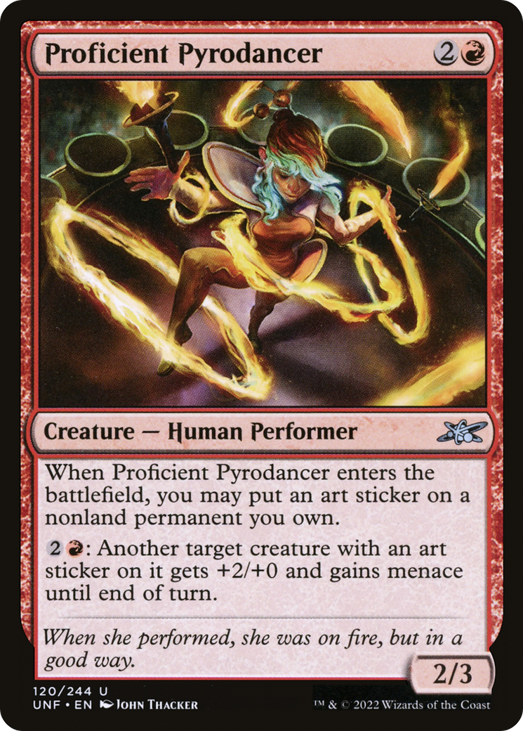 Image of Proficient Pyrodancer [Unfinity]