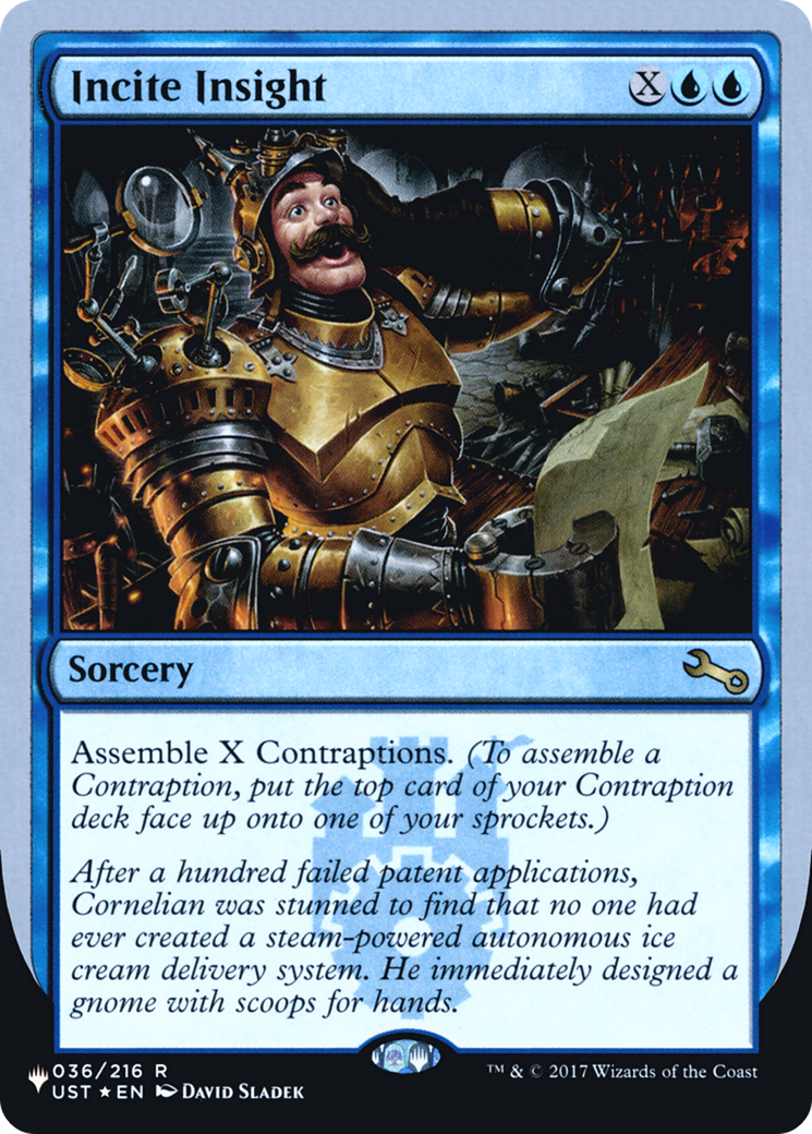 Image of Incite Insight (Unfinity Foil Edition) [The List]