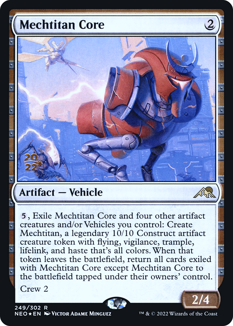Image of Mechtitan Core [Kamigawa: Neon Dynasty Prerelease Promos]
