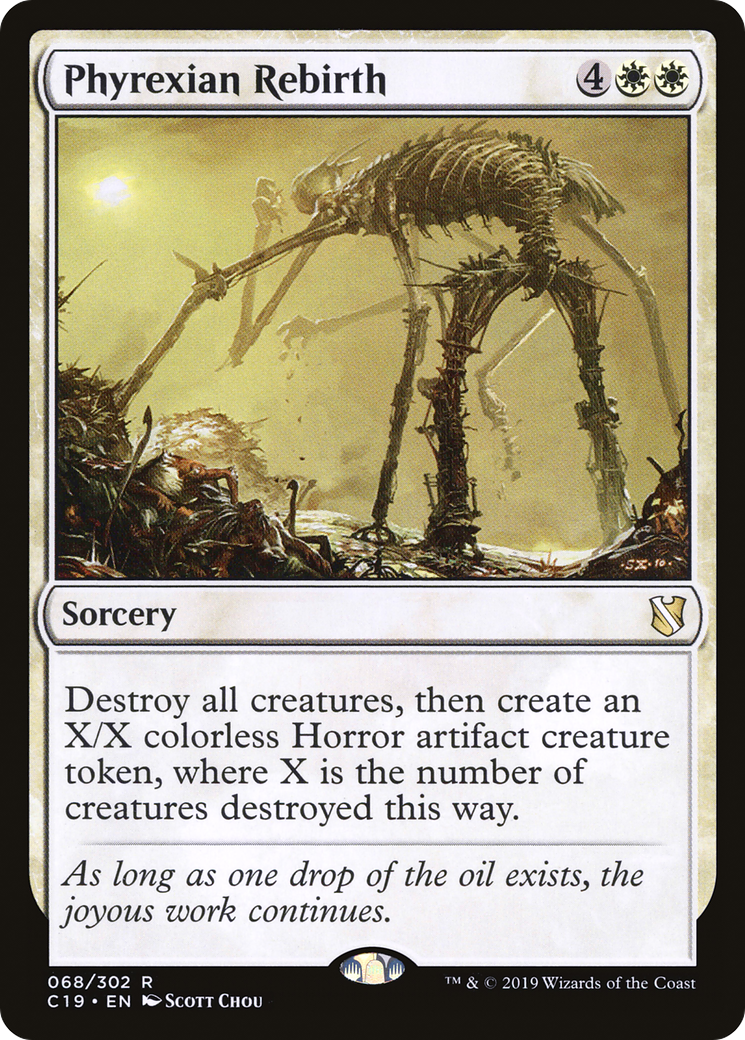 Image of Phyrexian Rebirth [Commander 2019]