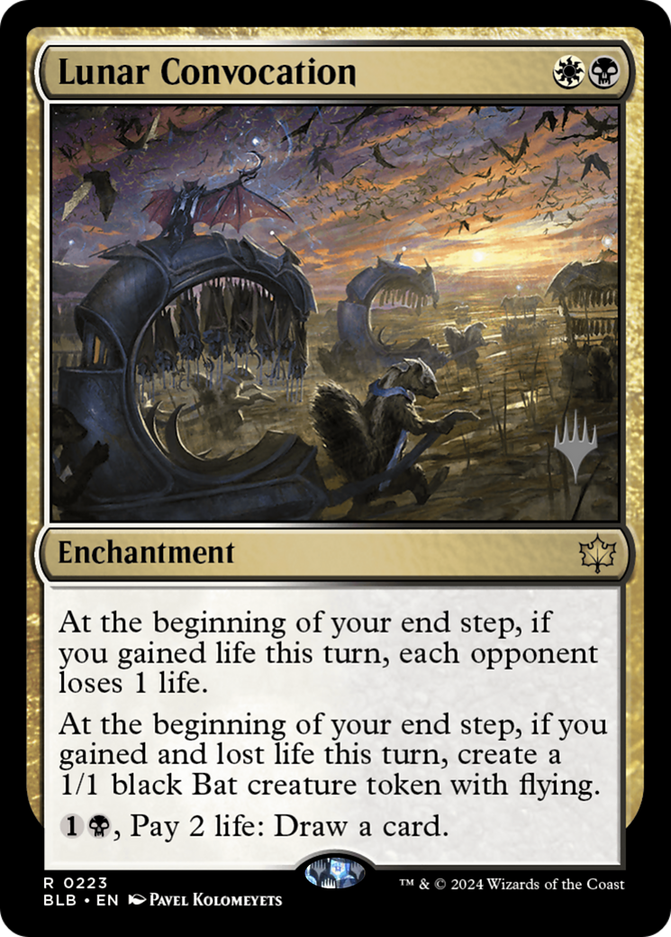 Image of Lunar Convocation (Promo Pack) [Bloomburrow Promos]
