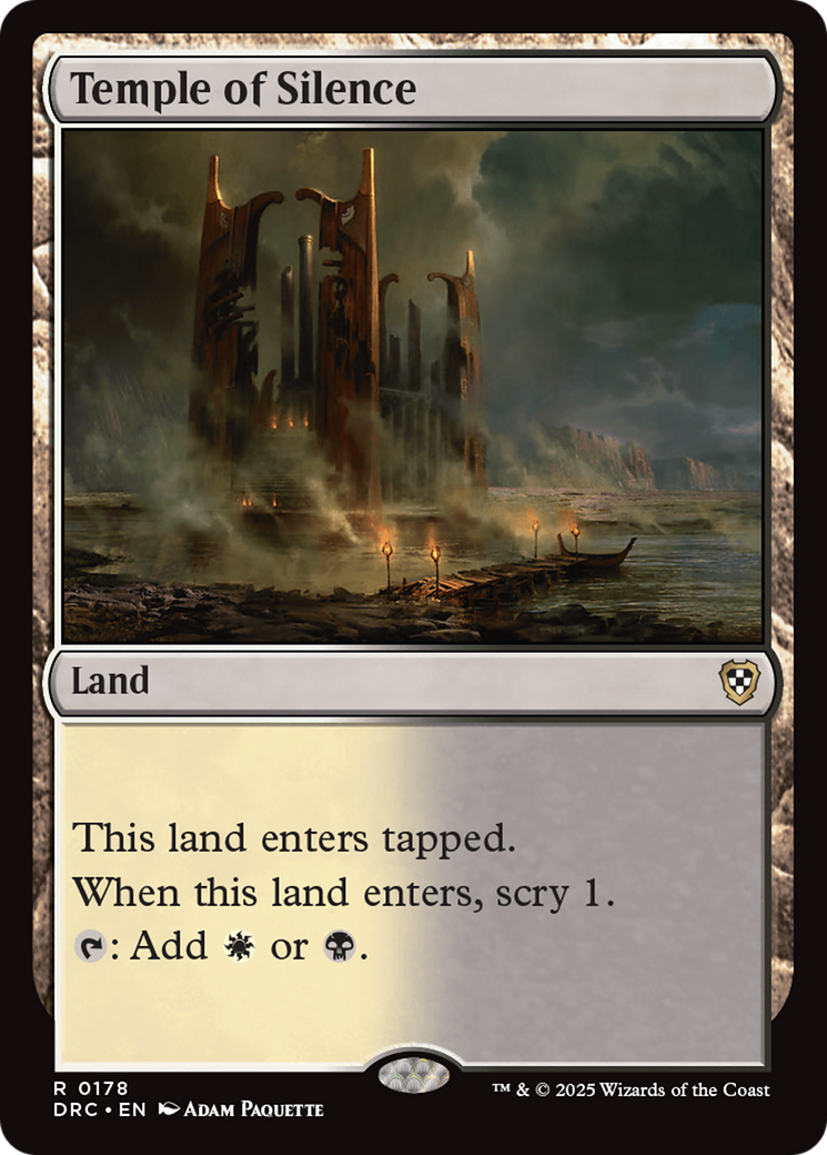 Image of Temple of Silence [Aetherdrift Commander]