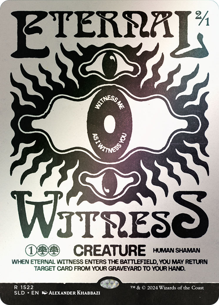 Image of Eternal Witness (1522) (Rainbow Foil) [Secret Lair Drop Series]