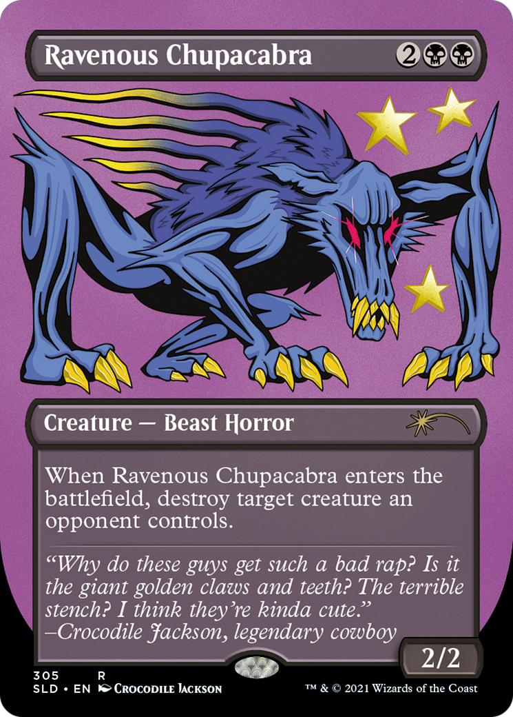 Image of Ravenous Chupacabra (Borderless) [Secret Lair Drop Series]