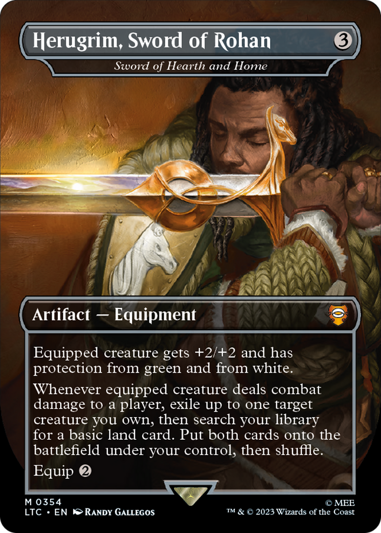 Image of Herugrim, Sword of Rohan - Sword of Hearth and Home [The Lord of the Rings: Tales of Middle-Earth Commander]