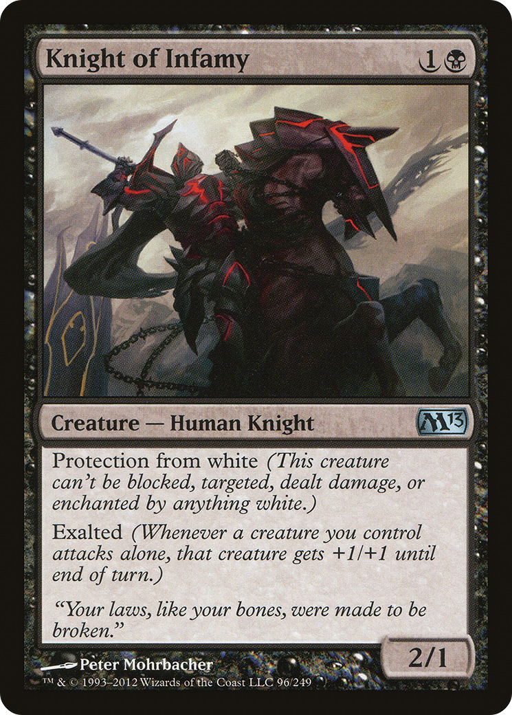 Image of Knight of Infamy [Magic 2013]