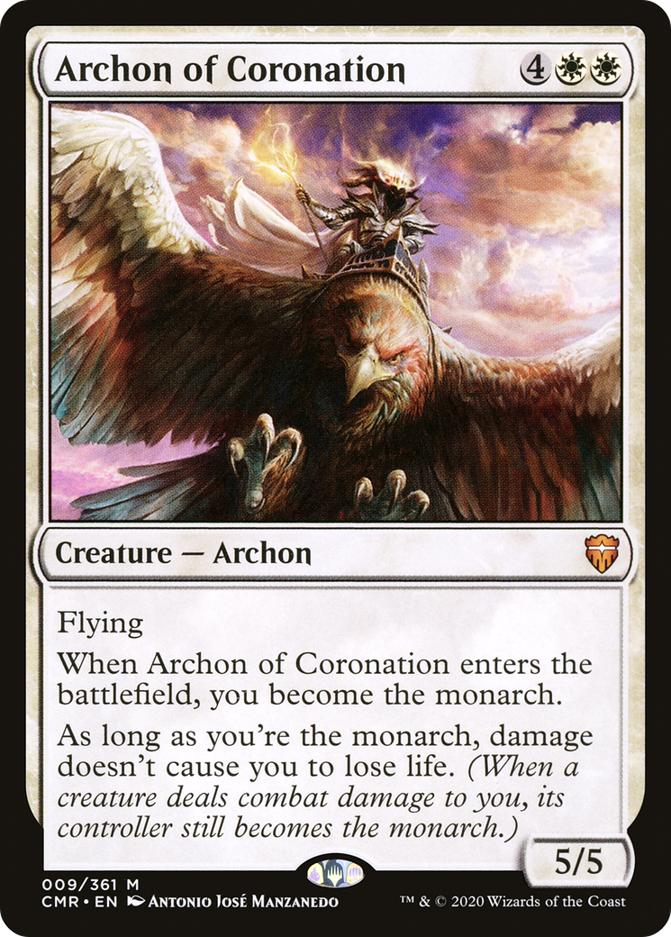 Image of Archon of Coronation [Commander Legends]