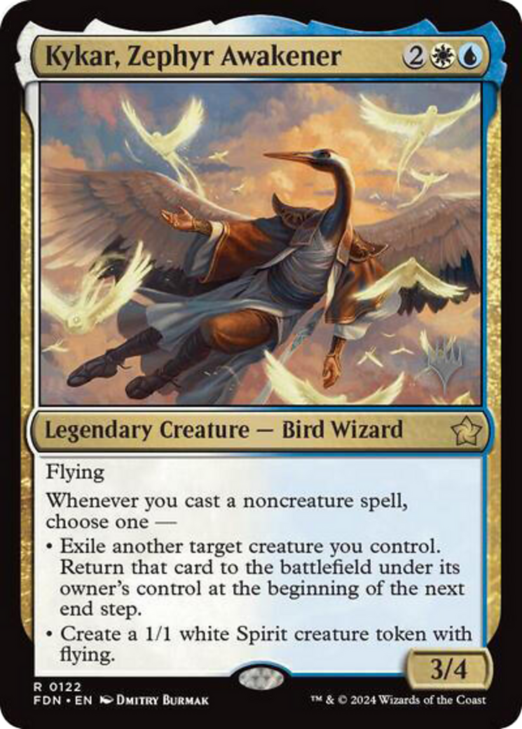 Image of Kykar, Zephyr Awakener (Promo Pack) [Foundations Promos]