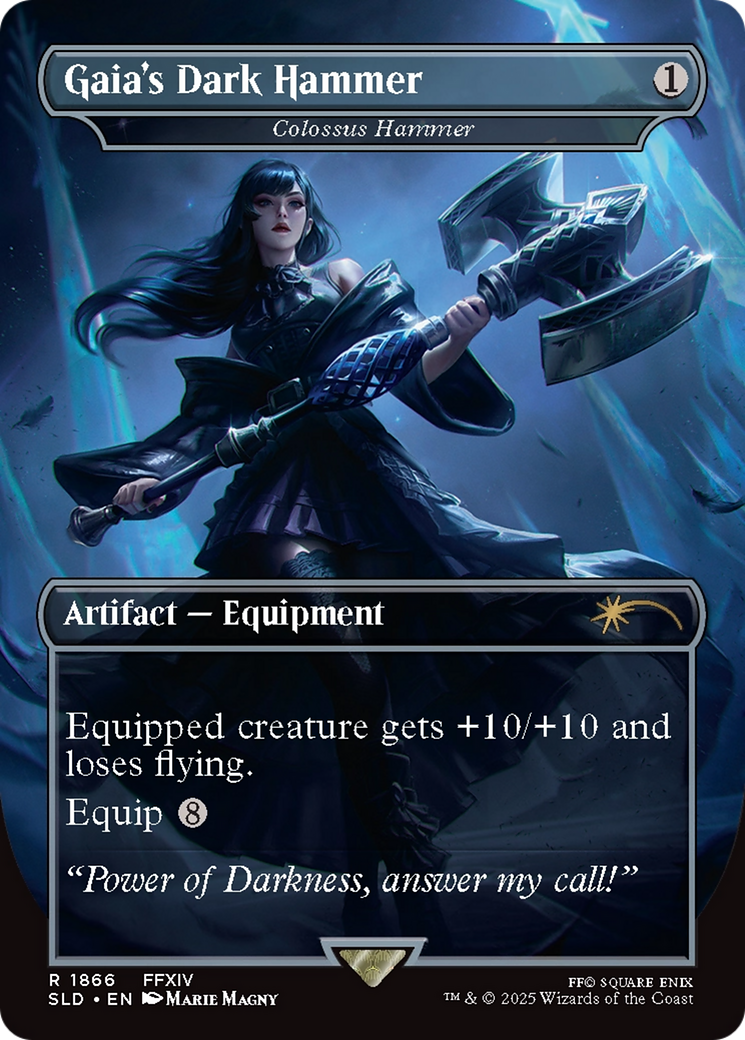 Image of Gaia's Dark Hammer - Colossus Hammer [Secret Lair Drop Series]