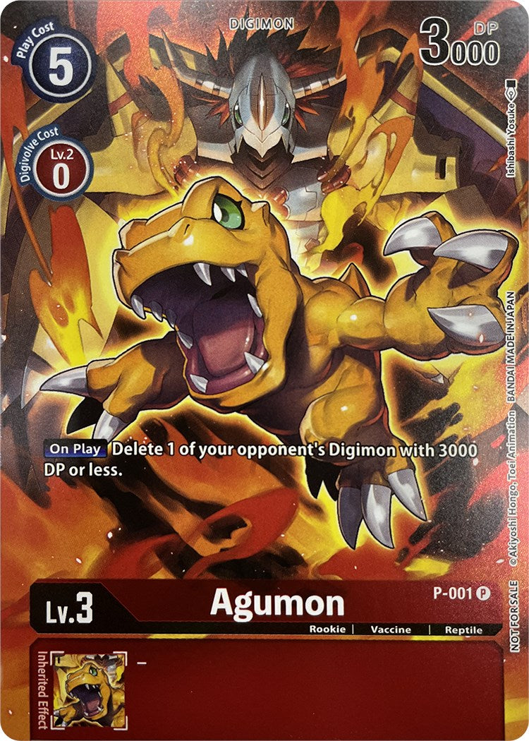 Image of Agumon [P-001] (Tamer's Evolution Box 2) [Promotional Cards]