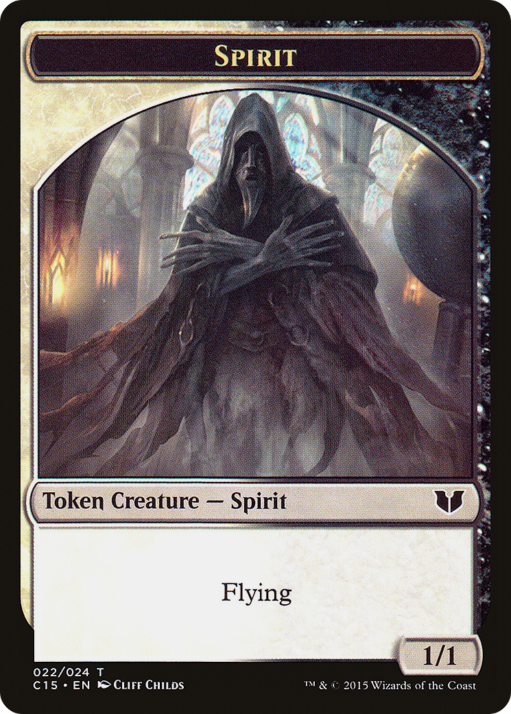 Image of Spirit (022) // Angel Double-Sided Token [Commander 2015 Tokens]