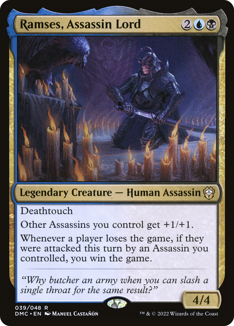 Image of Ramses, Assassin Lord [Dominaria United Commander]